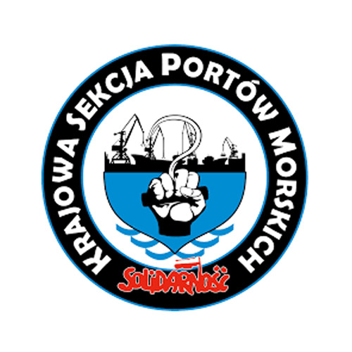 Krajowa Sekcja Portów Morskich Solidarność – logo Krajowa Sekcja Portów Morskich Solidarność - logo